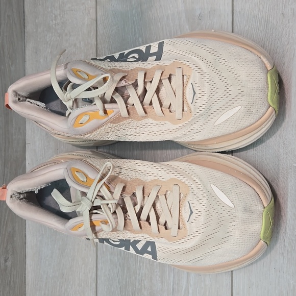 Hoka Women's Bondi 8 Athletic Running Shoes Sneakers Sz 10B - Picture 3 of 15